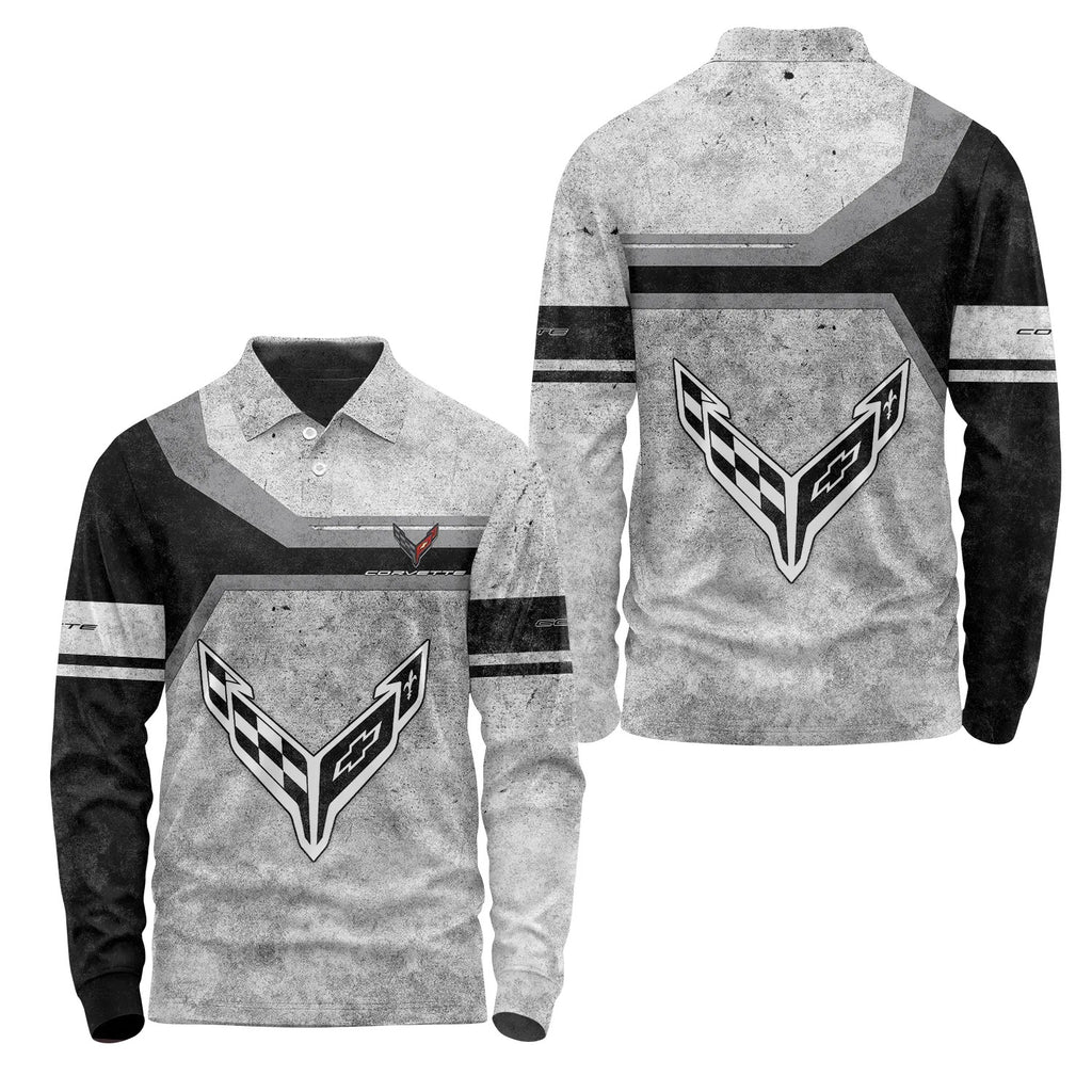 Corvette Long Sleeve Polo SC086