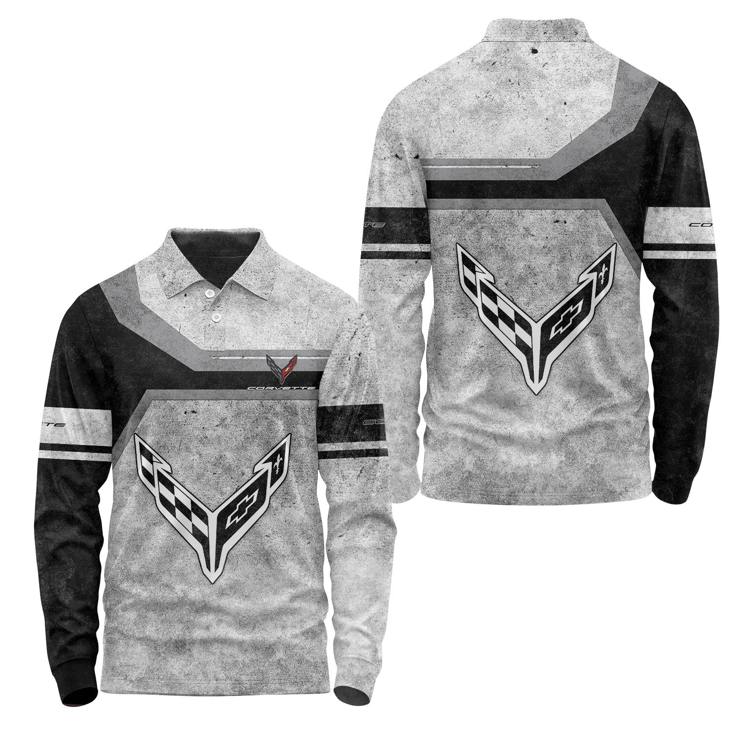 Corvette Long Sleeve Polo SC086