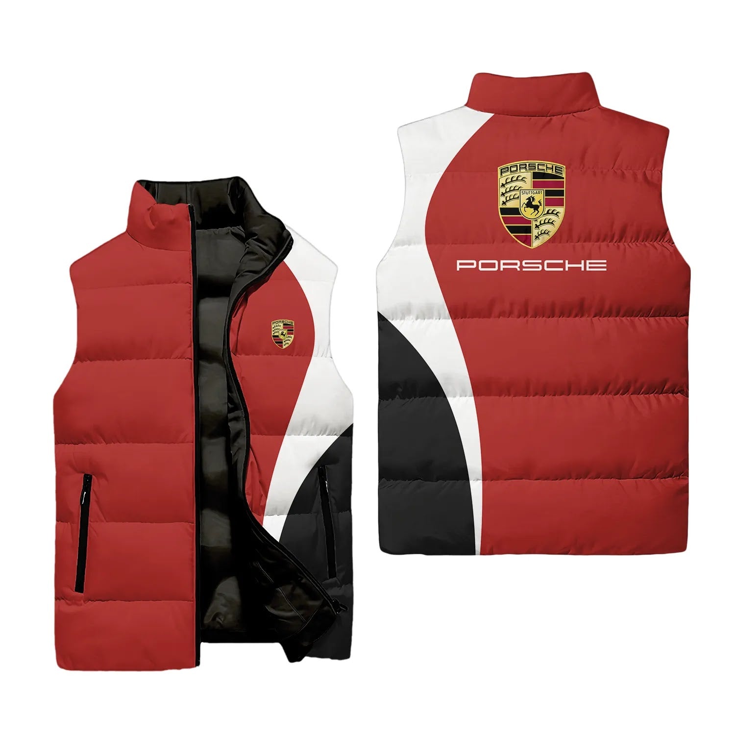 Porsche Sleeveless Puffer Jacket SC073