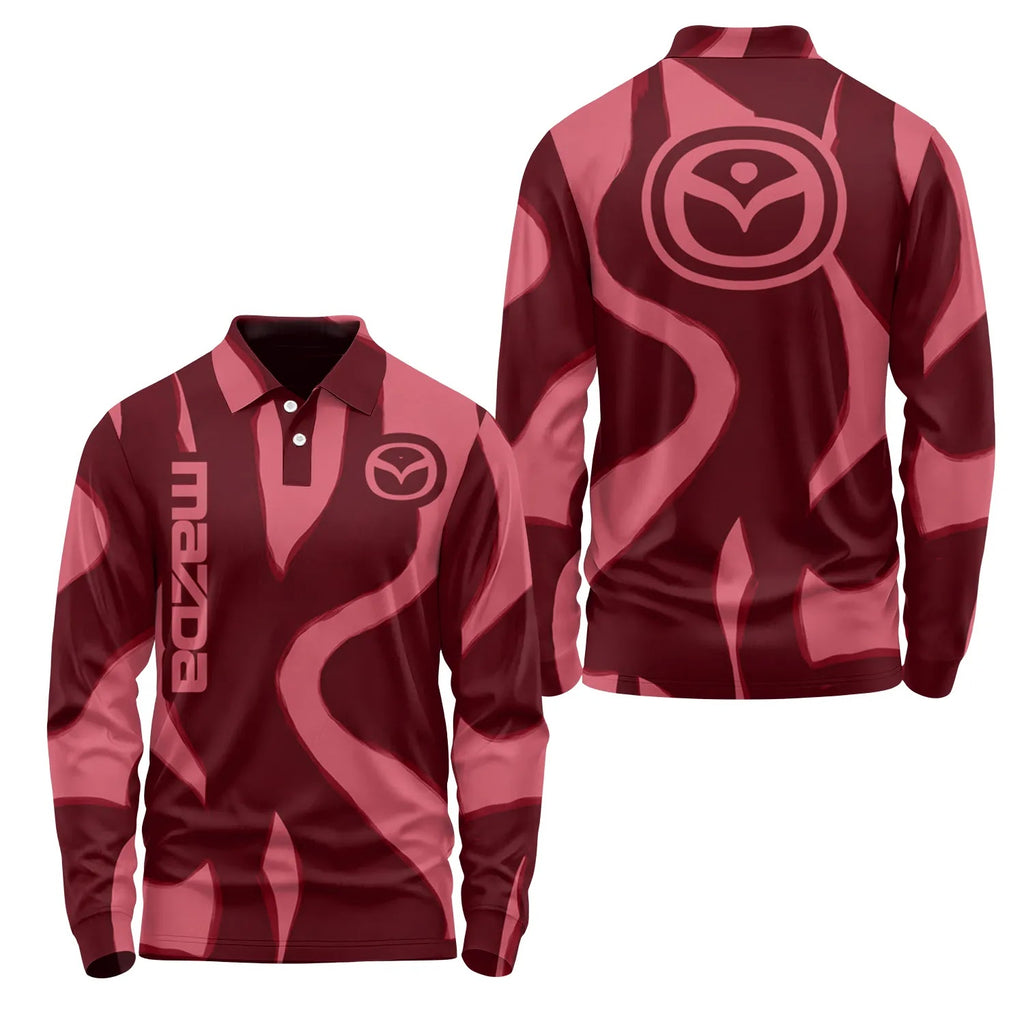 Mazda Long Sleeve Polo SHW068
