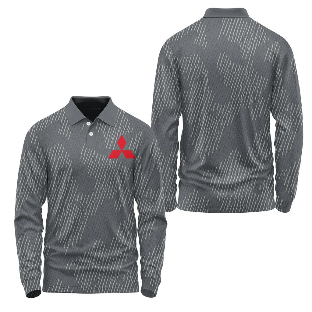 Mitsubishi Long Sleeve Polo SC114