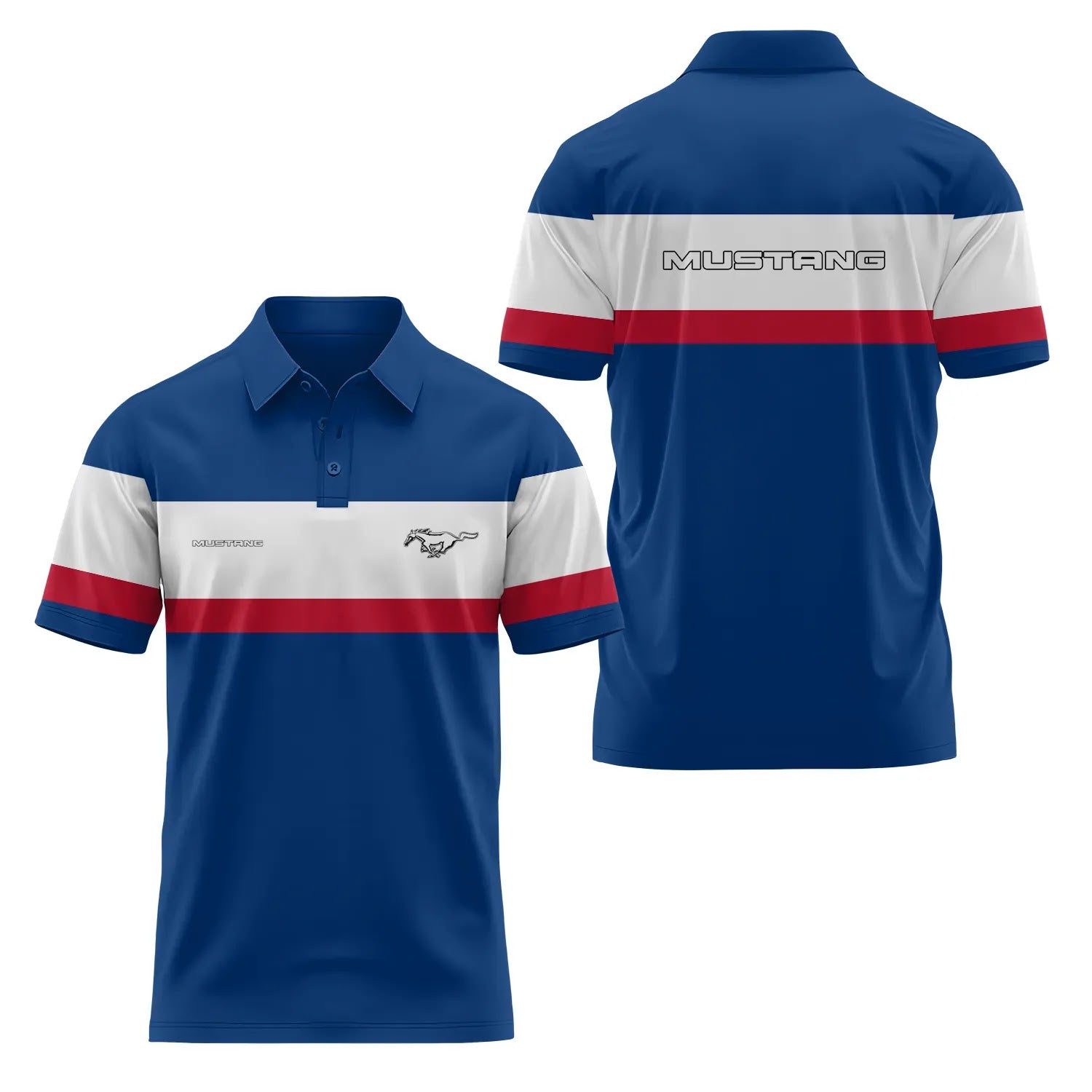 Ford Mustang Short Sleeve Polo SC046