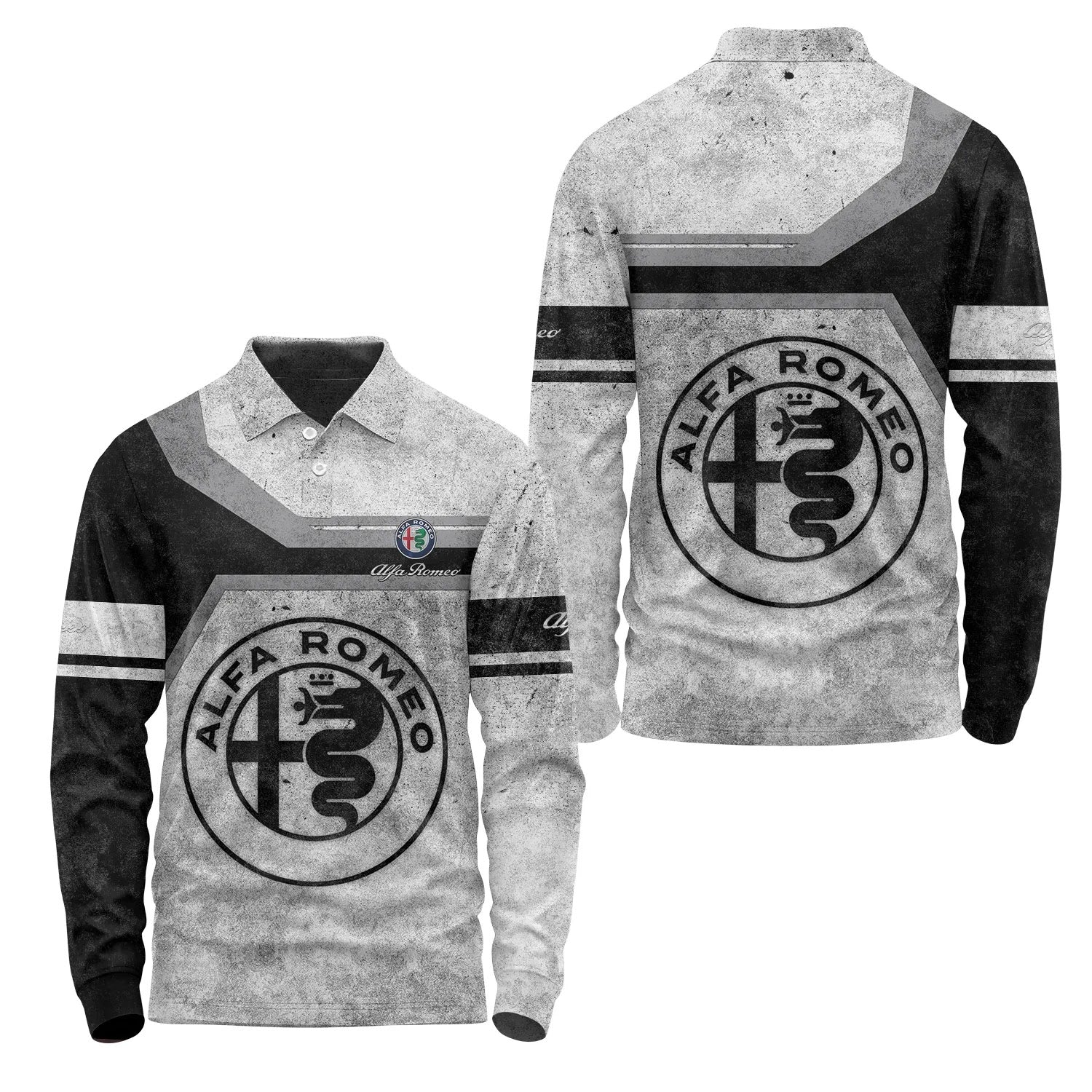 Alfa Romeo Long Sleeve Polo SC086