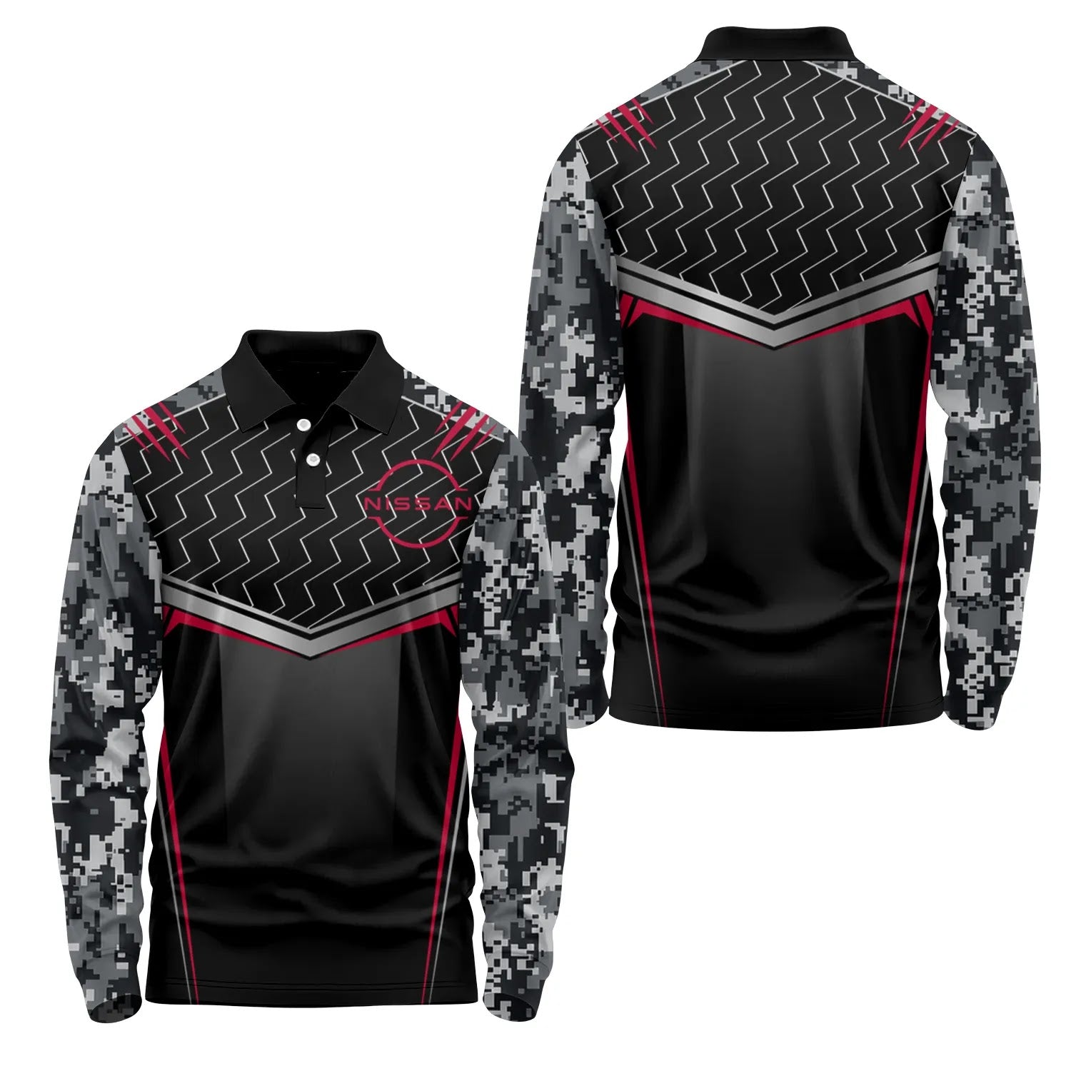 Nissan Long Sleeve Polo SC115