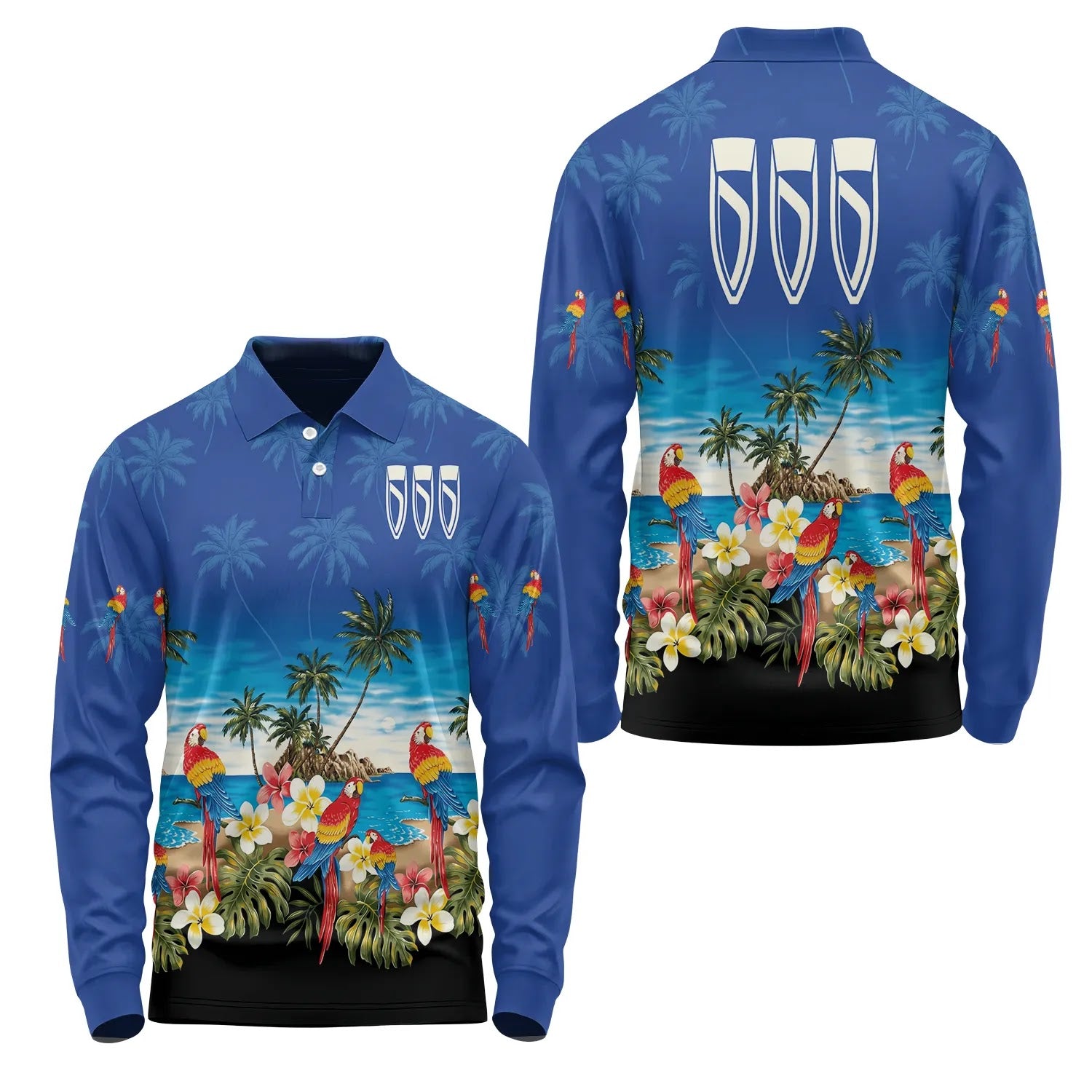 Buick Long Sleeve Polo SHW005
