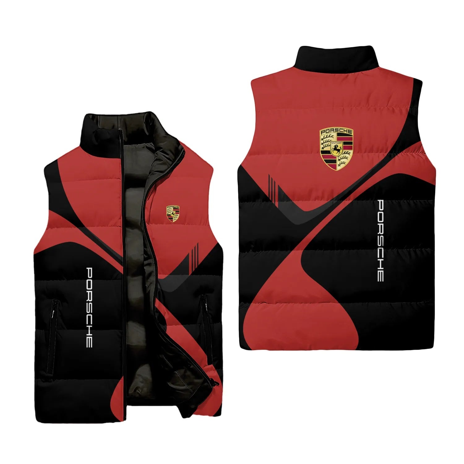 Porsche Sleeveless Puffer Jacket SC058