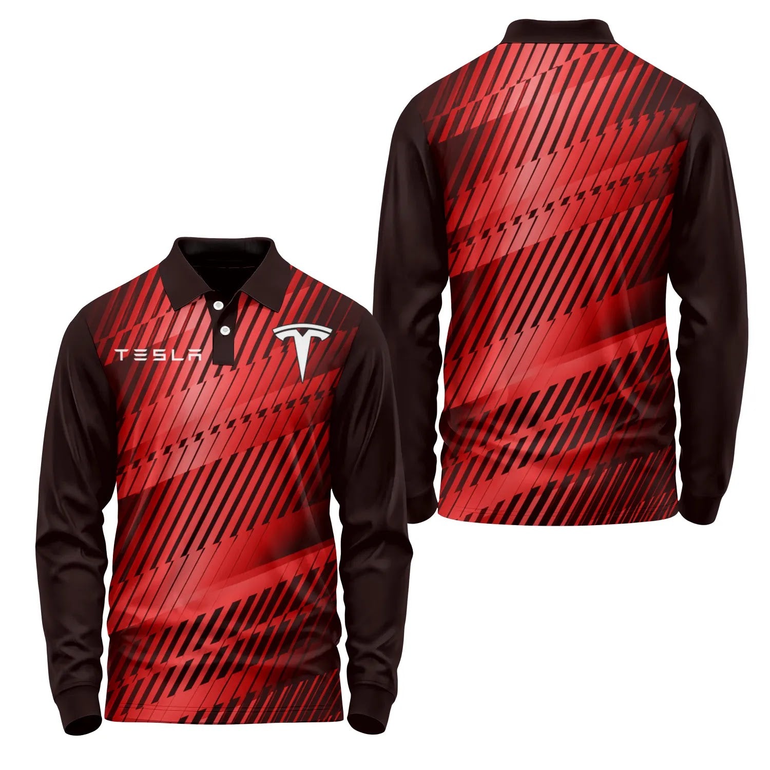 Tesla Long Sleeve Polo SC118