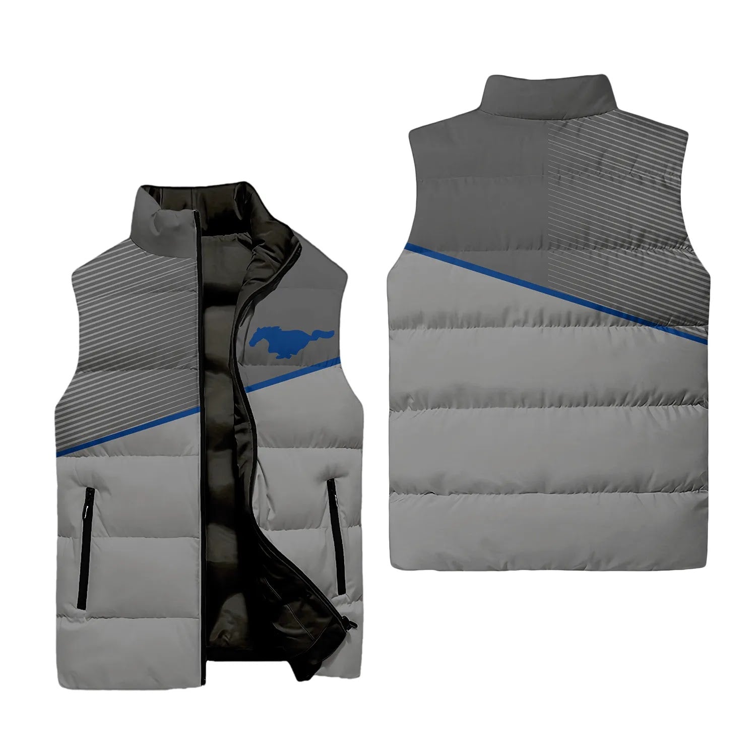 Ford Mustang Sleeveless Puffer Jacket SC116