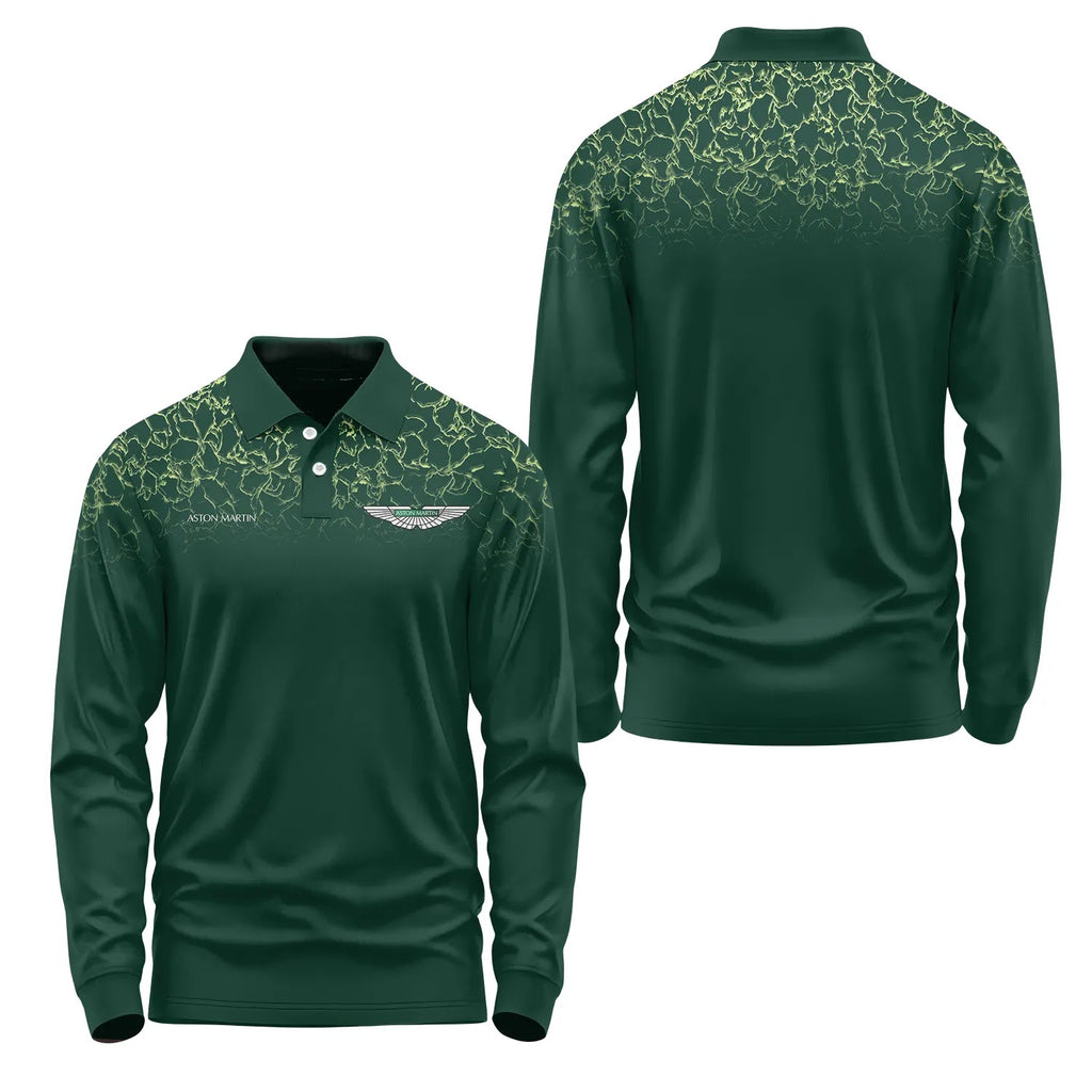 Aston Martin Long Sleeve Polo SC108