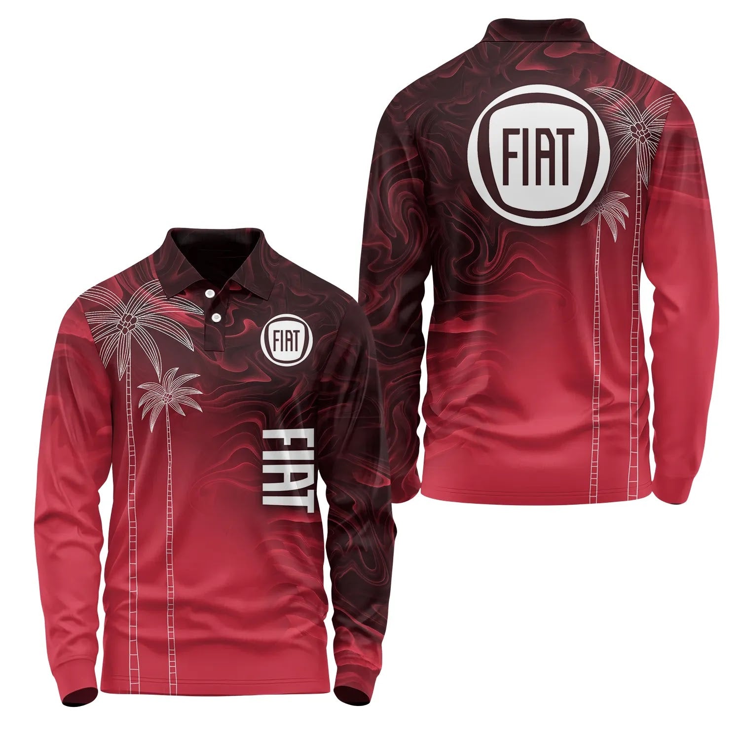 Fiat Long Sleeve Polo SHW070