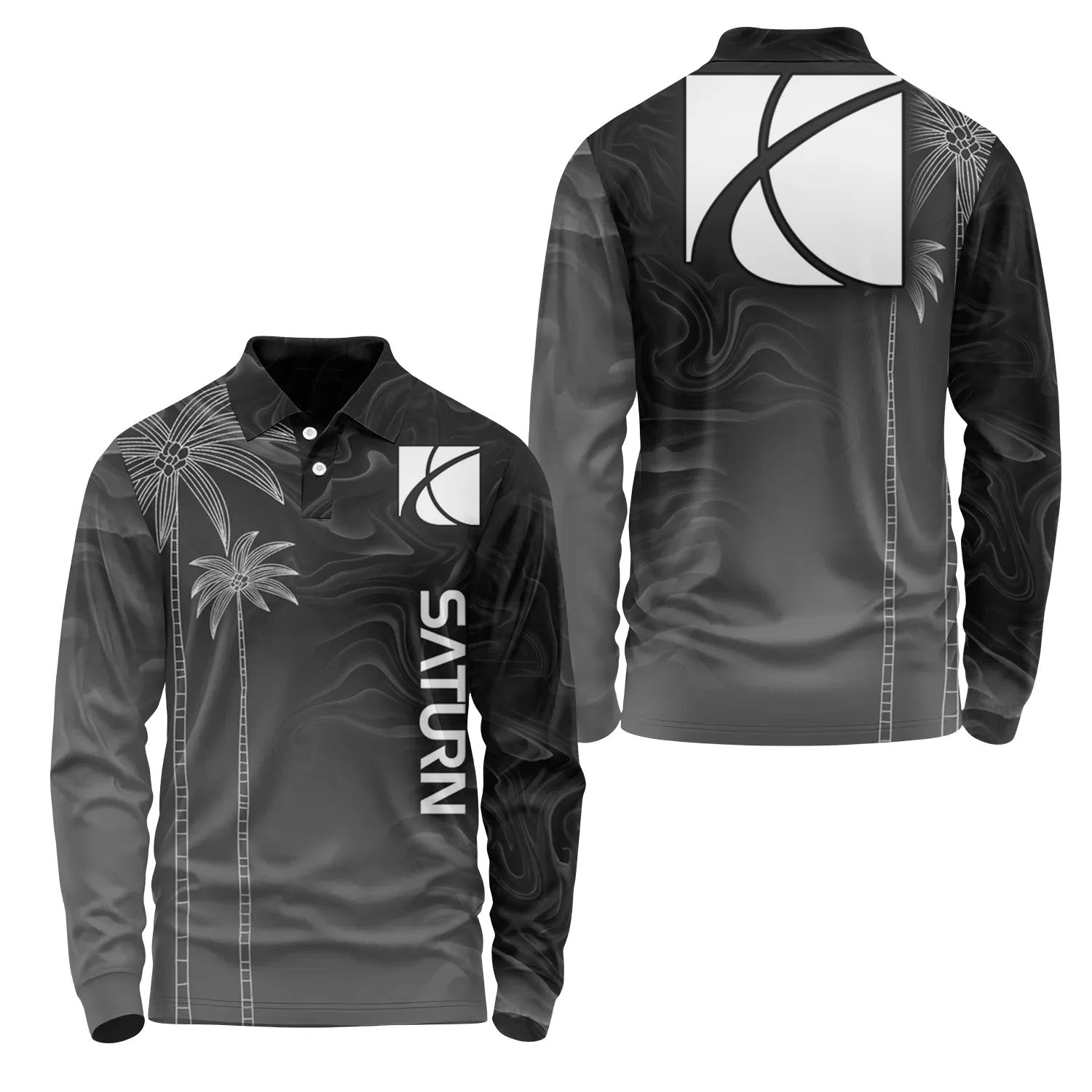 Saturn Long Sleeve Polo SHW070
