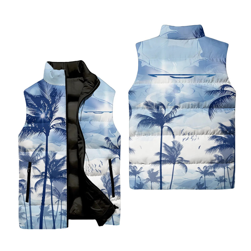 Chrysler Sleeveless Puffer Jacket SHW004