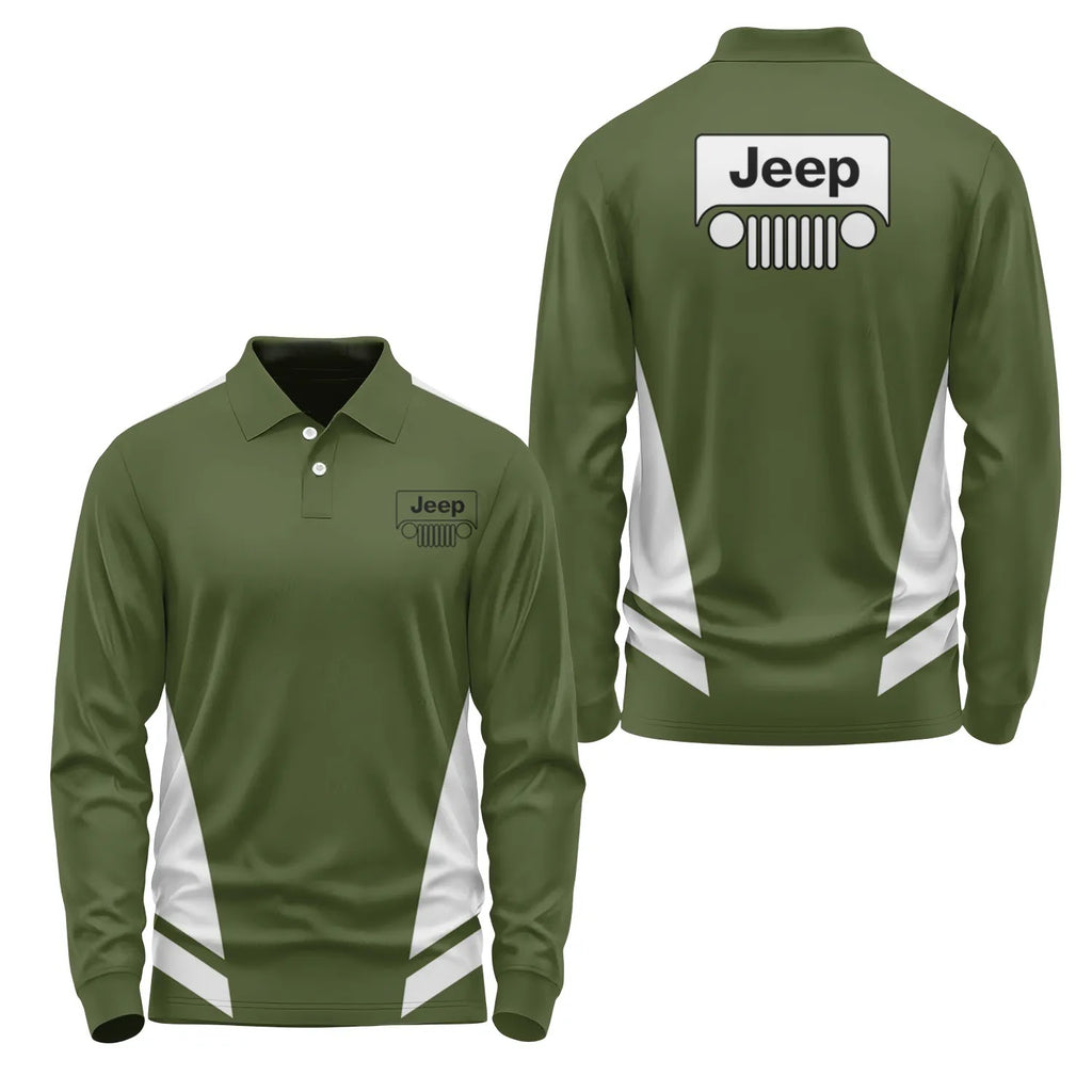 Jeep Long Sleeve Polo SC092