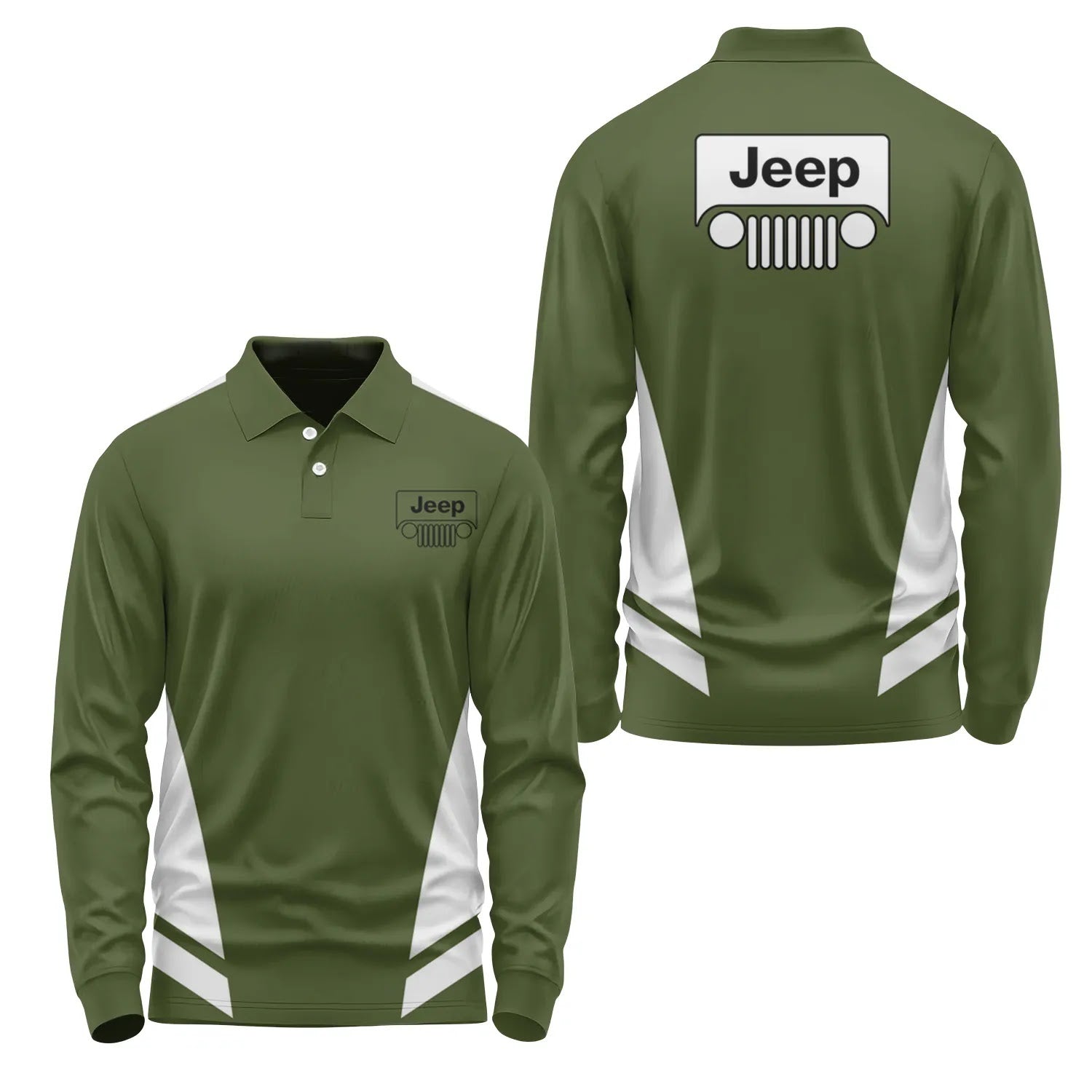 Jeep Long Sleeve Polo SC092