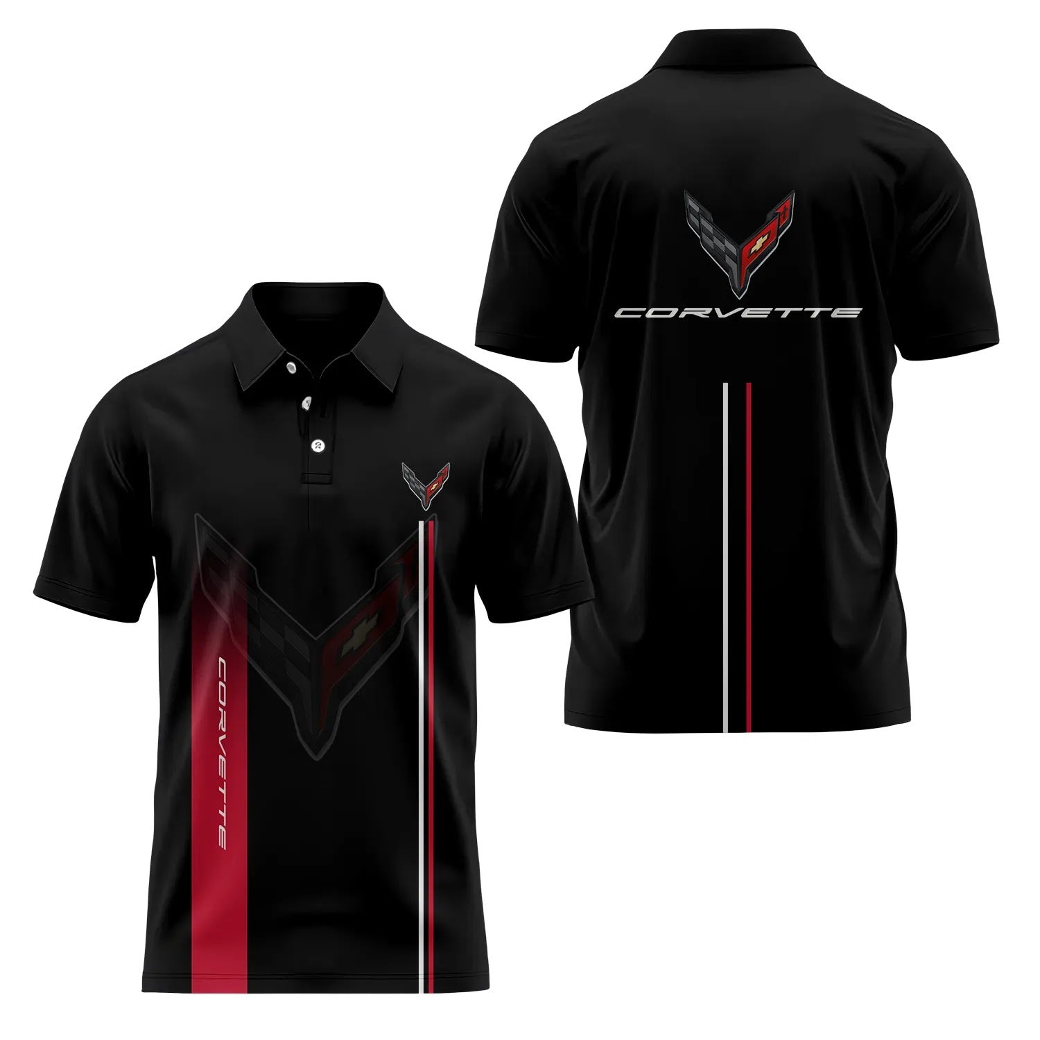 Corvette Short Sleeve Polo SC077
