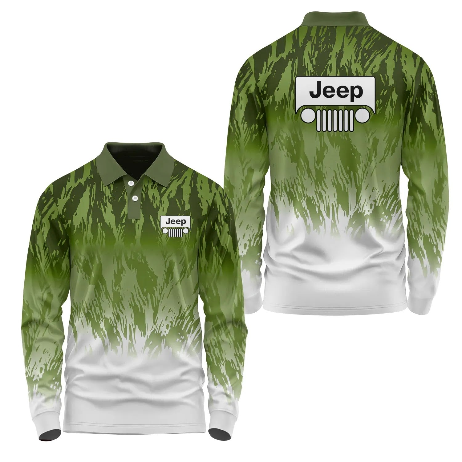 Jeep Long Sleeve Polo SC069
