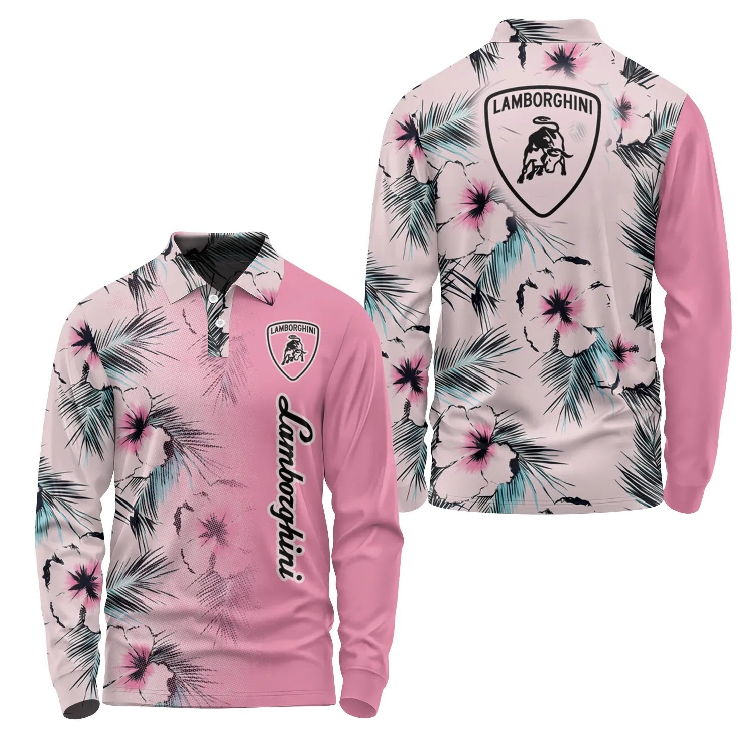 Lamborghini Long Sleeve Polo SHW056