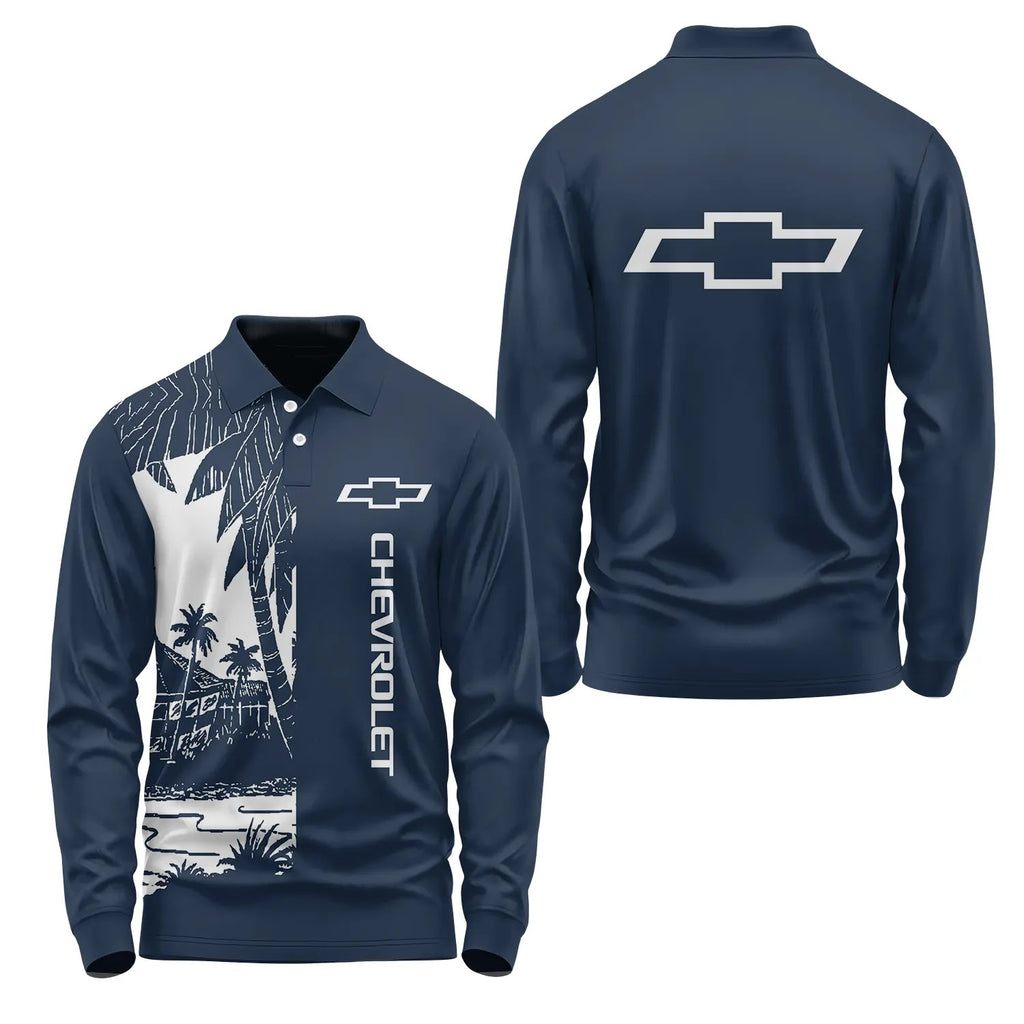 Chevrolet Long Sleeve Polo SHW031