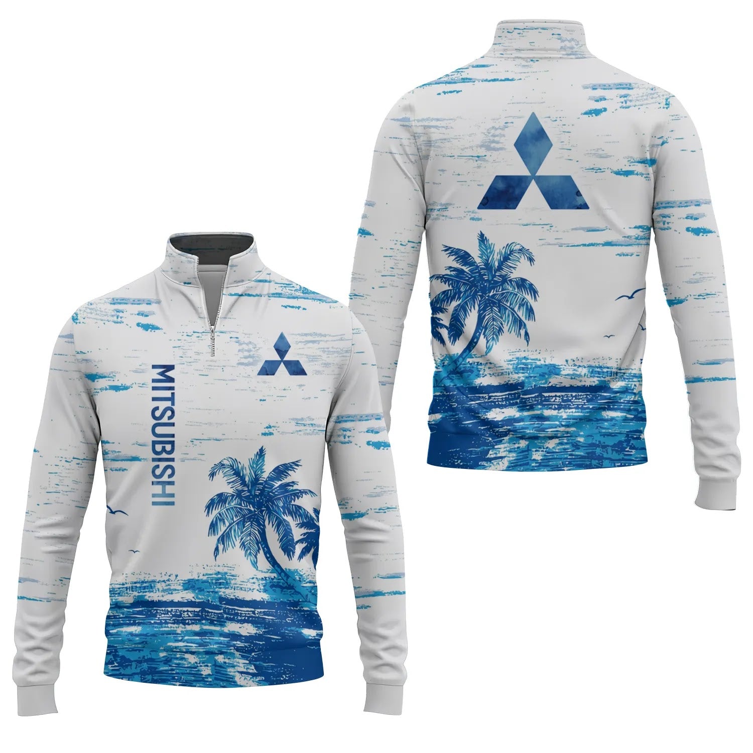Mitsubishi Quarter-zip Pullover SHW069
