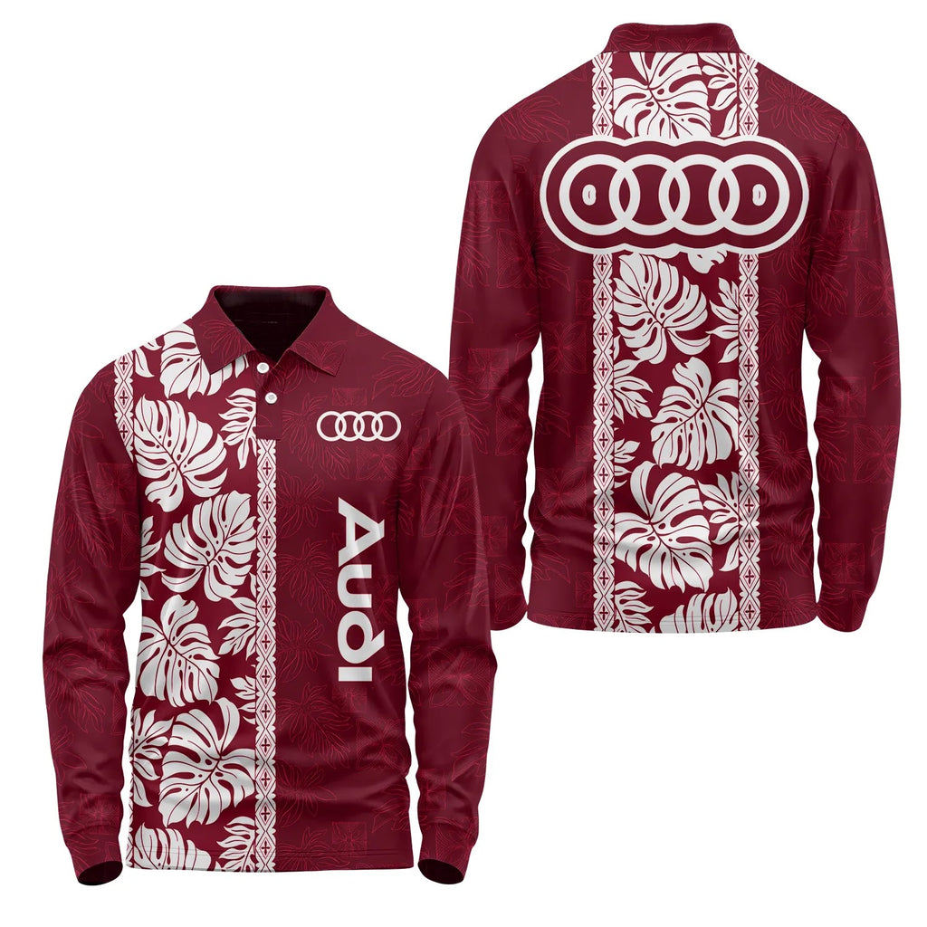 Audi Long Sleeve Polo SHW046