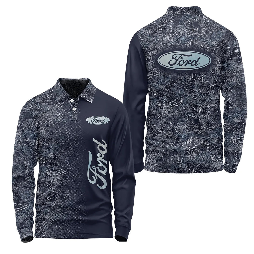 Ford Long Sleeve Polo SHW006