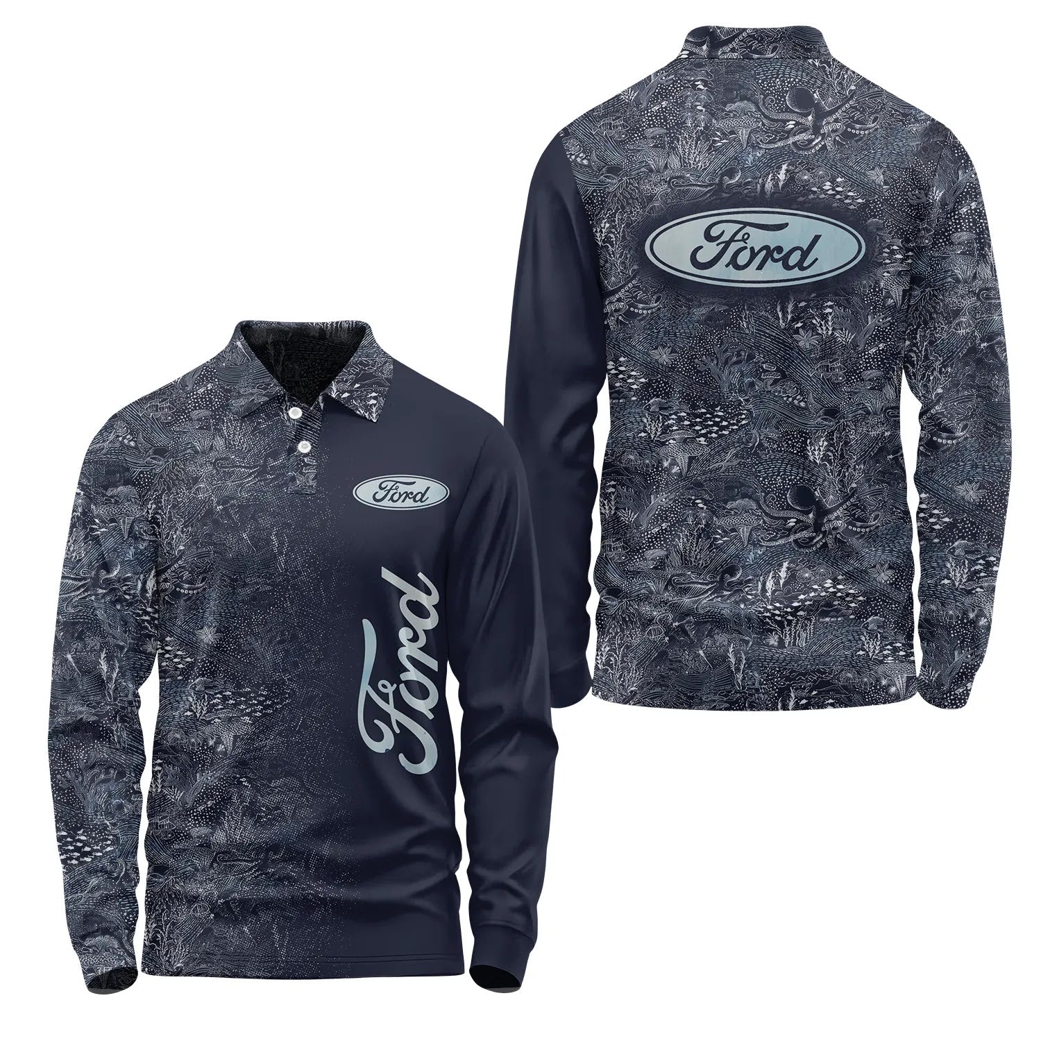 Ford Long Sleeve Polo SHW006