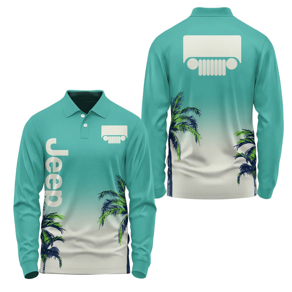 Jeep Long Sleeve Polo SHW020