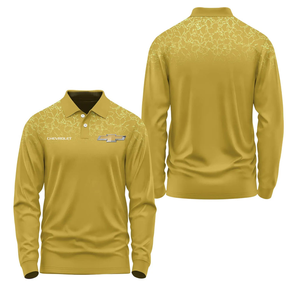 Chevrolet Long Sleeve Polo SC108