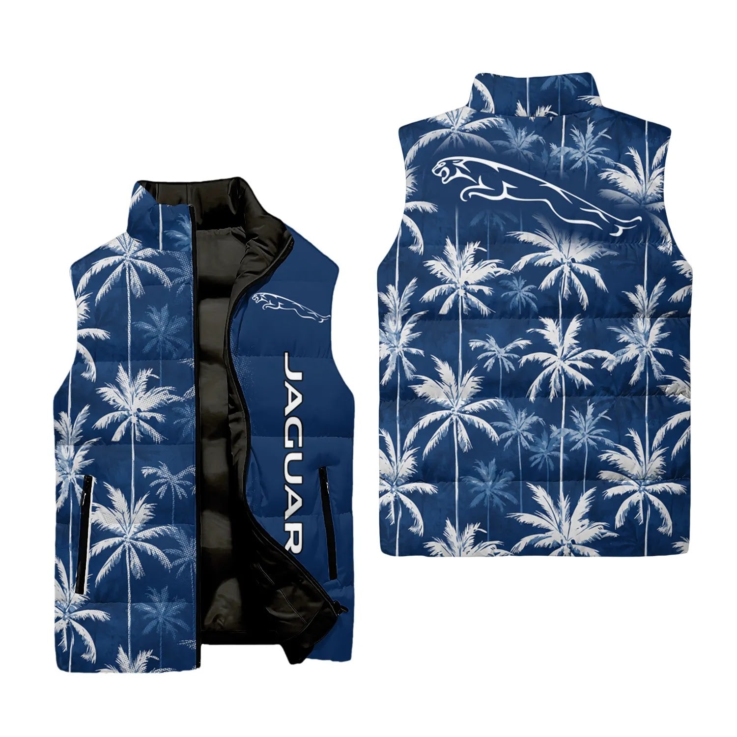 Jaguar Sleeveless Puffer Jacket SHW032