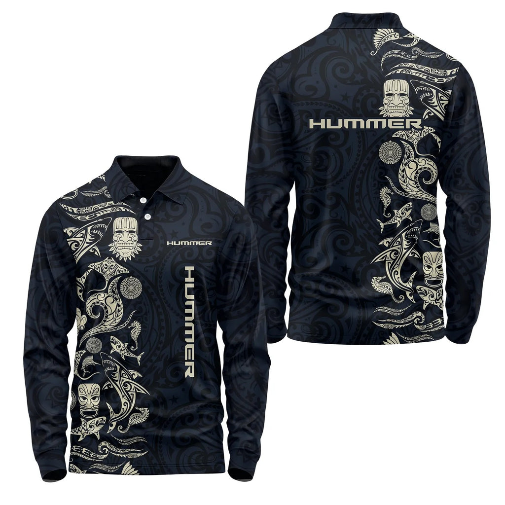 Hummer Long Sleeve Polo SHW033