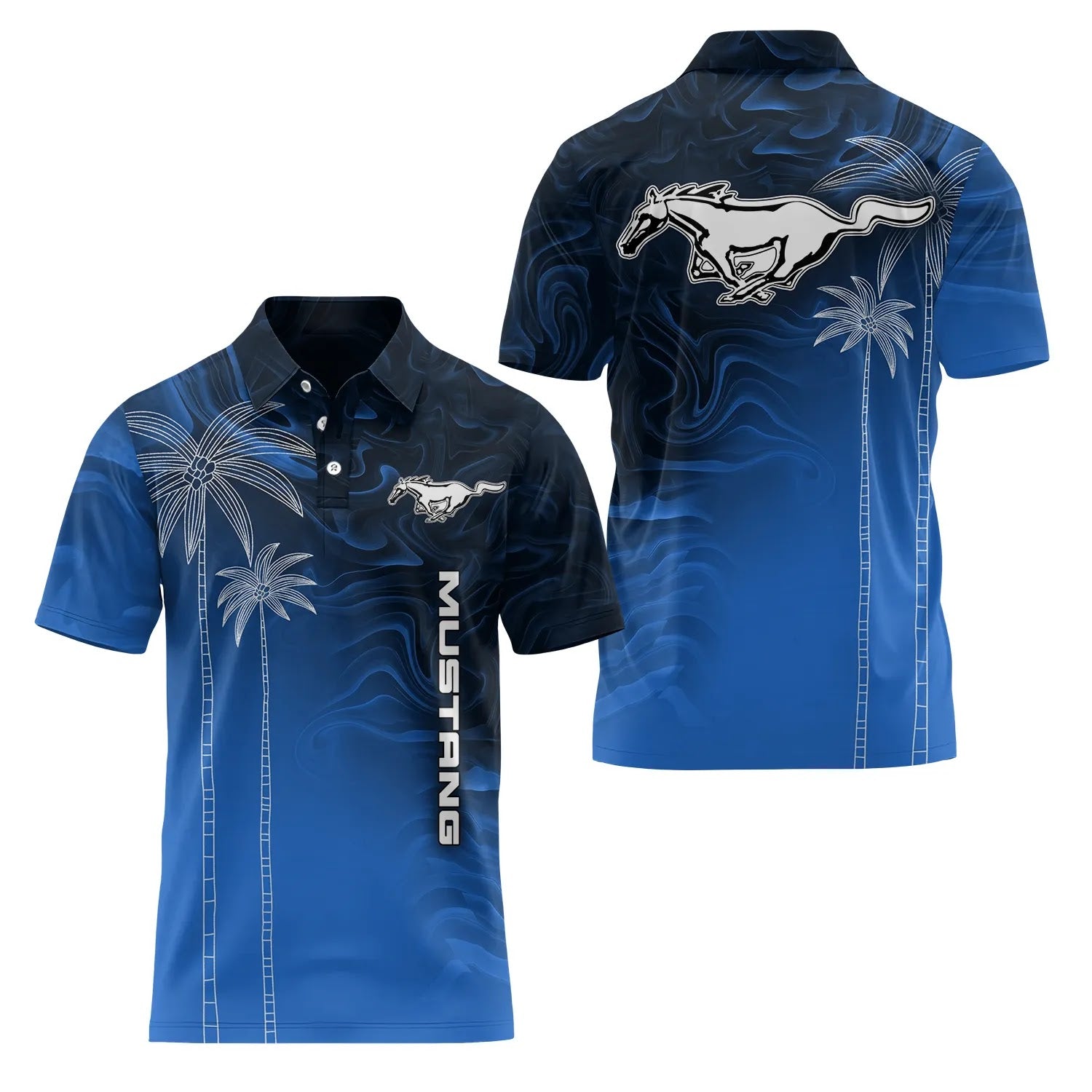 Ford Mustang Short Sleeve Polo SHW070