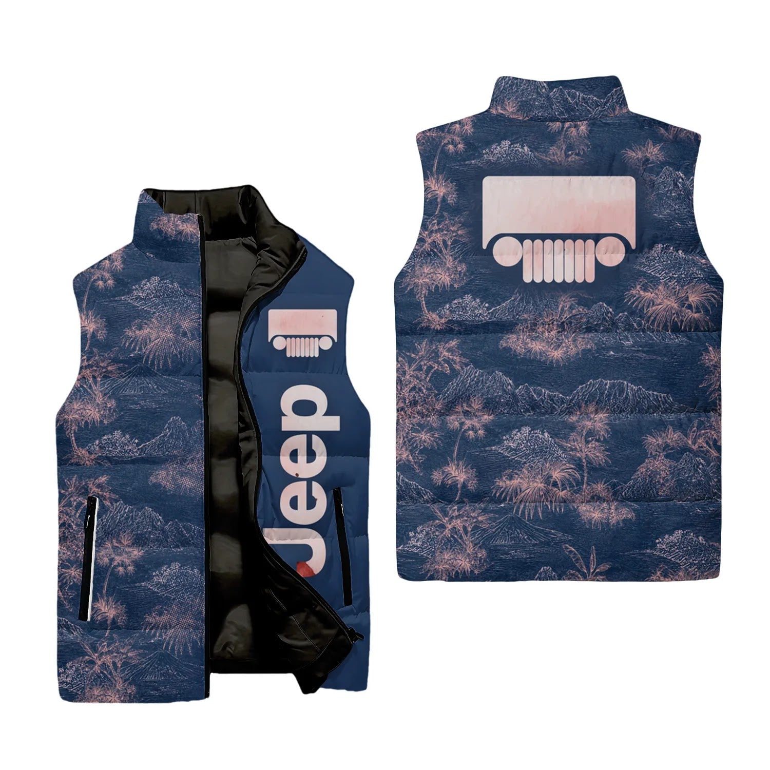Jeep Sleeveless Puffer Jacket SHW007