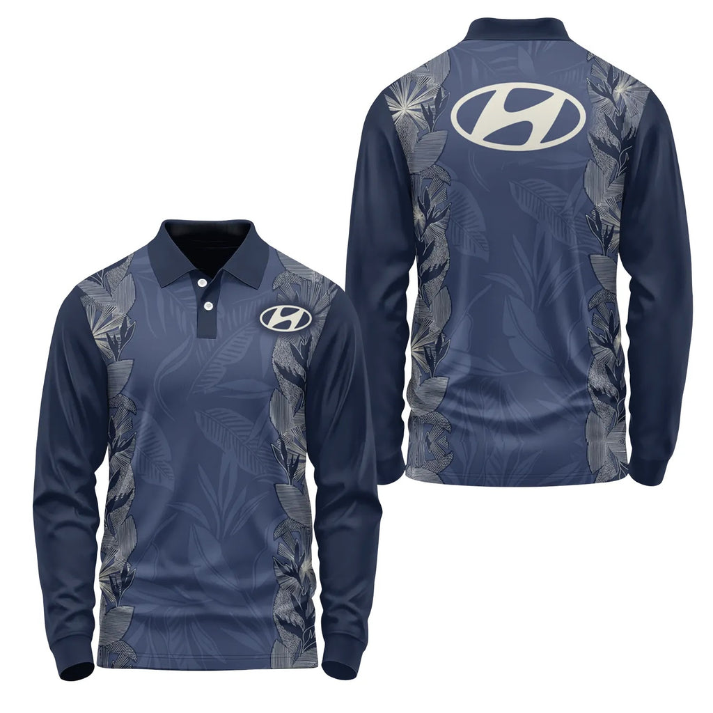 Hyundai Long Sleeve Polo SHW045