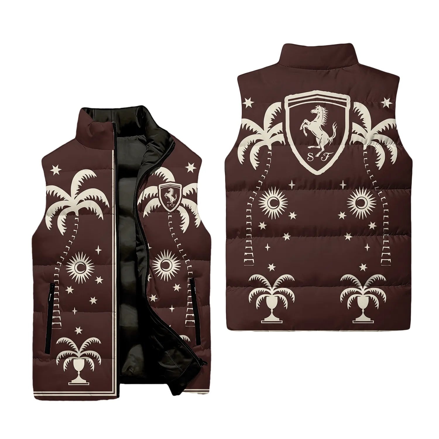 Ferrari Sleeveless Puffer Jacket SHW066