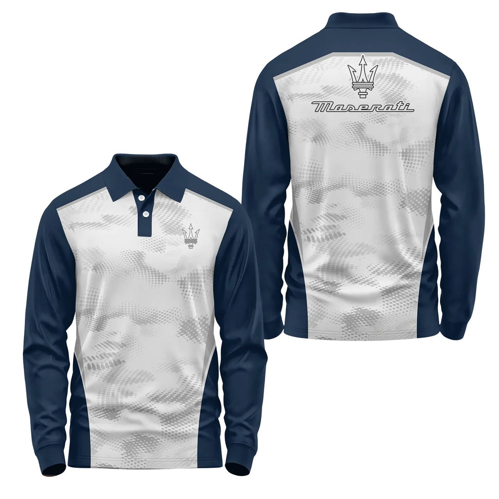 Maserati Long Sleeve Polo SC081