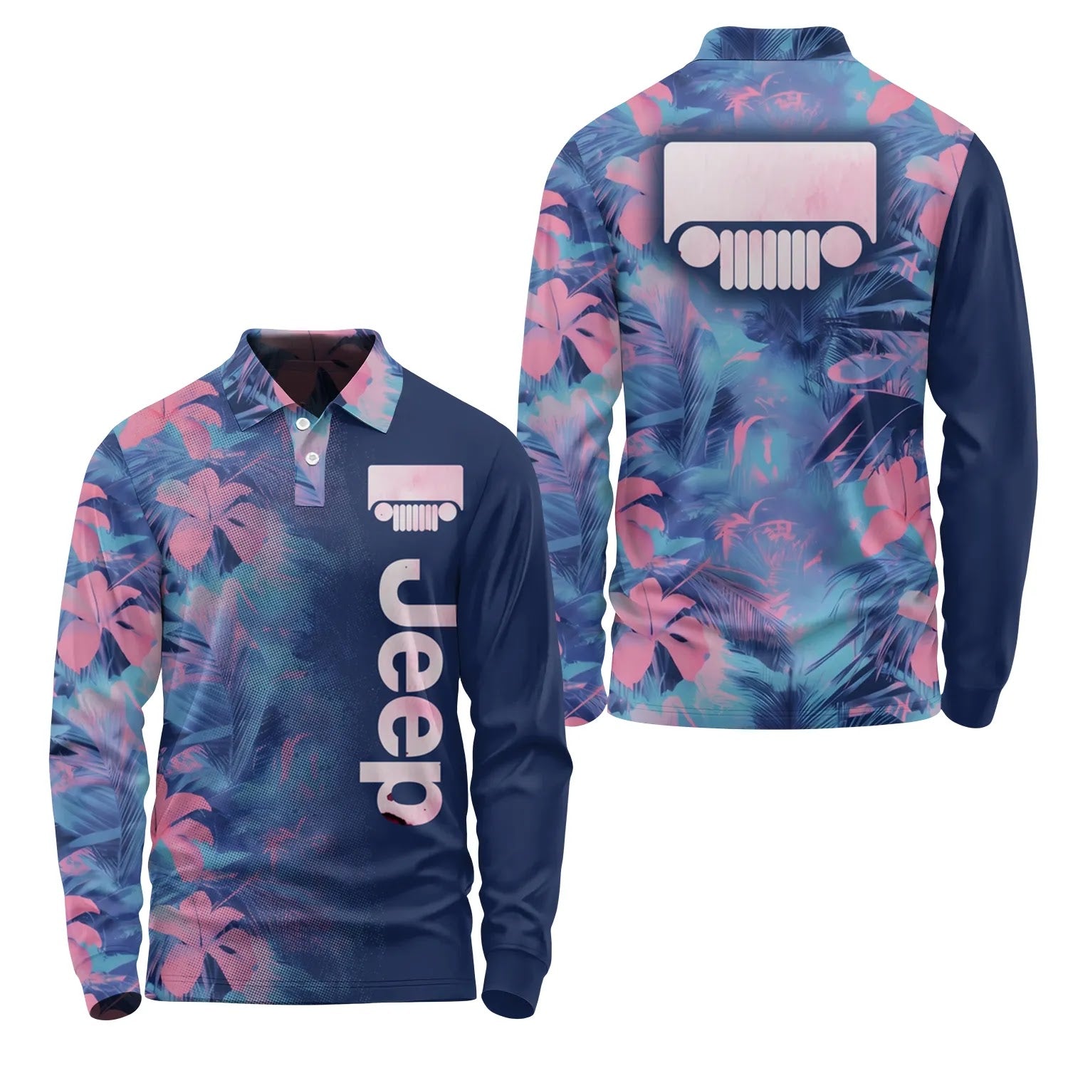 Jeep Long Sleeve Polo SHW054