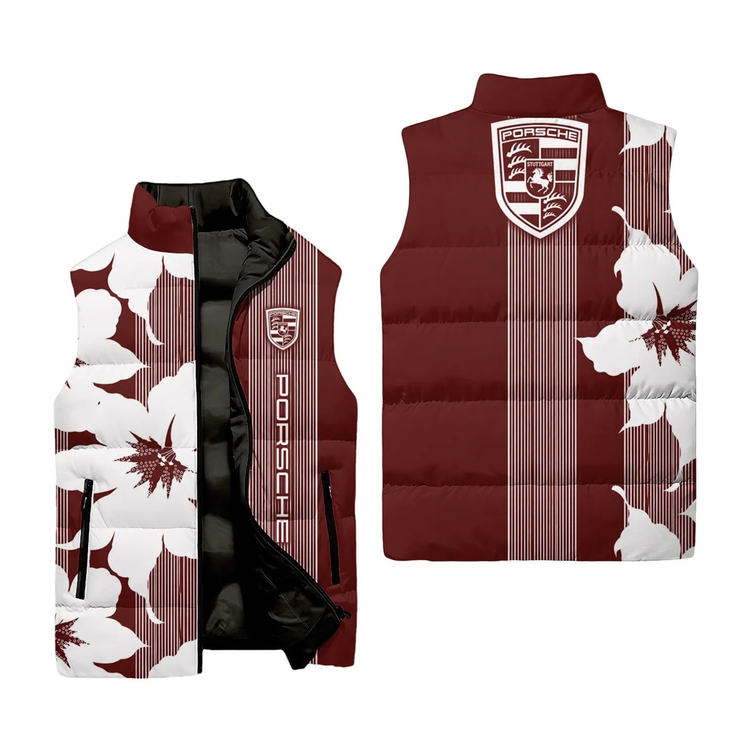 Porsche Sleeveless Puffer Jacket SHW039