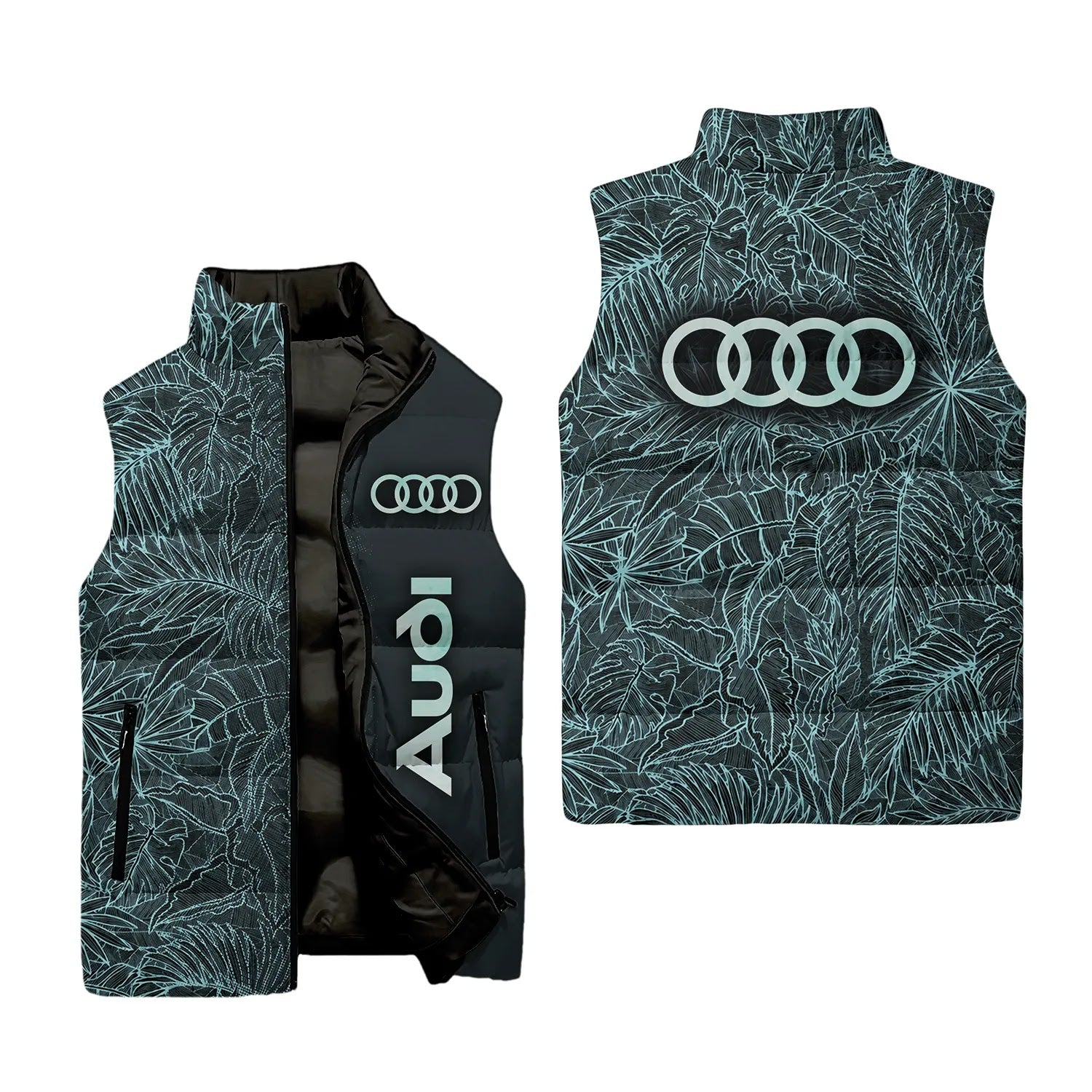 Audi Sleeveless Puffer Jacket SHW008