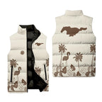 Ford Mustang Sleeveless Puffer Jacket SHW044