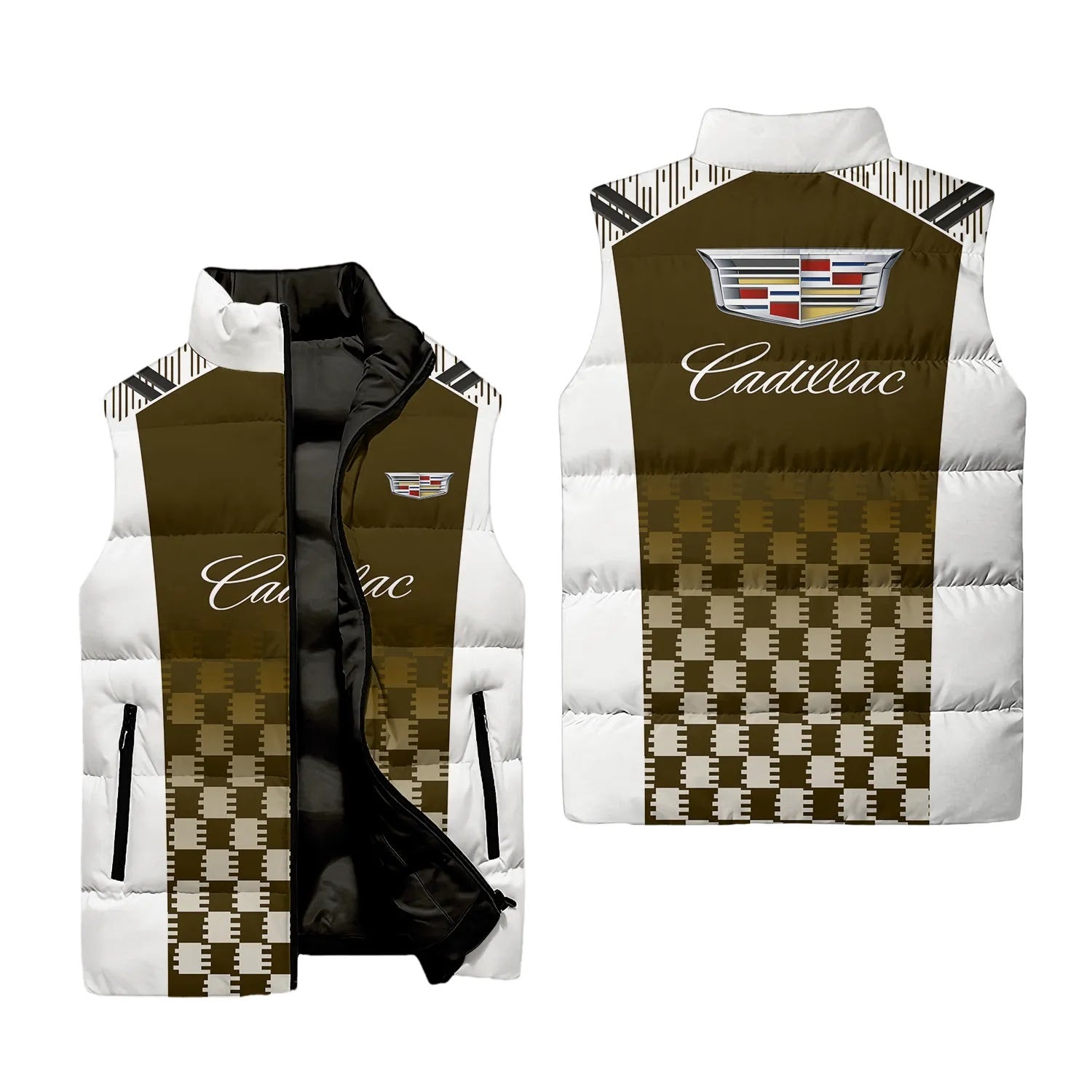 Cadillac Sleeveless Puffer Jacket SC063