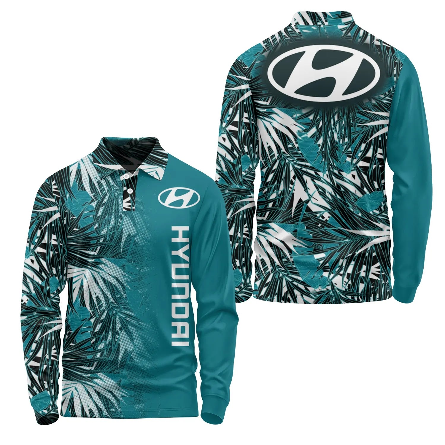 Hyundai Long Sleeve Polo SHW060