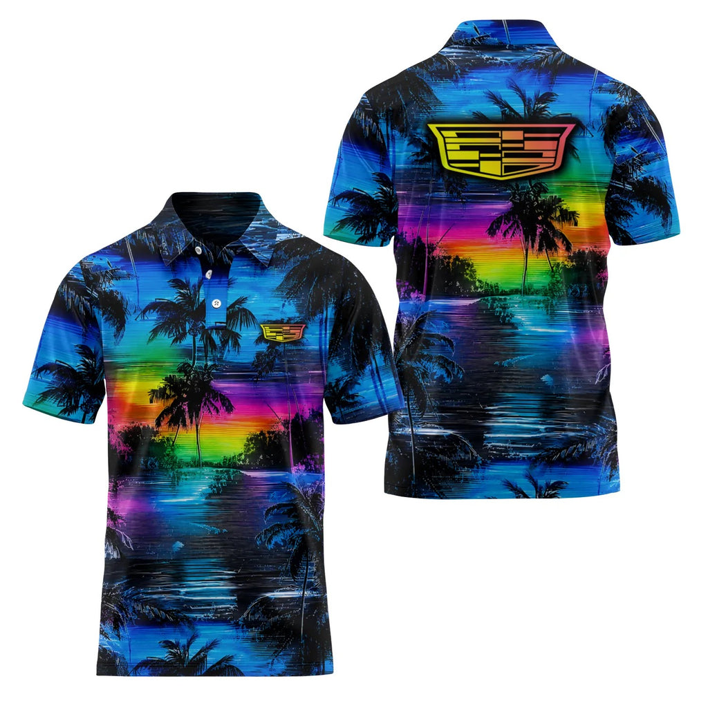 Cadillac Short Sleeve Polo SHW055
