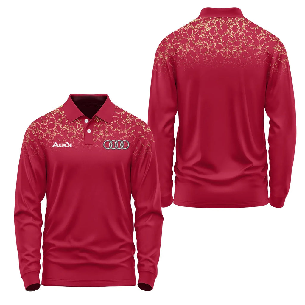 Audi Long Sleeve Polo SC108