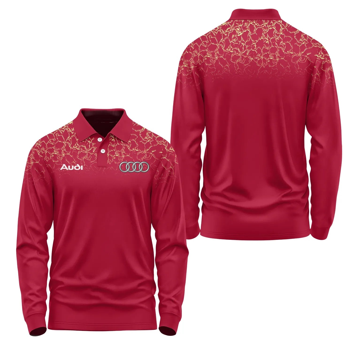 Audi Long Sleeve Polo SC108