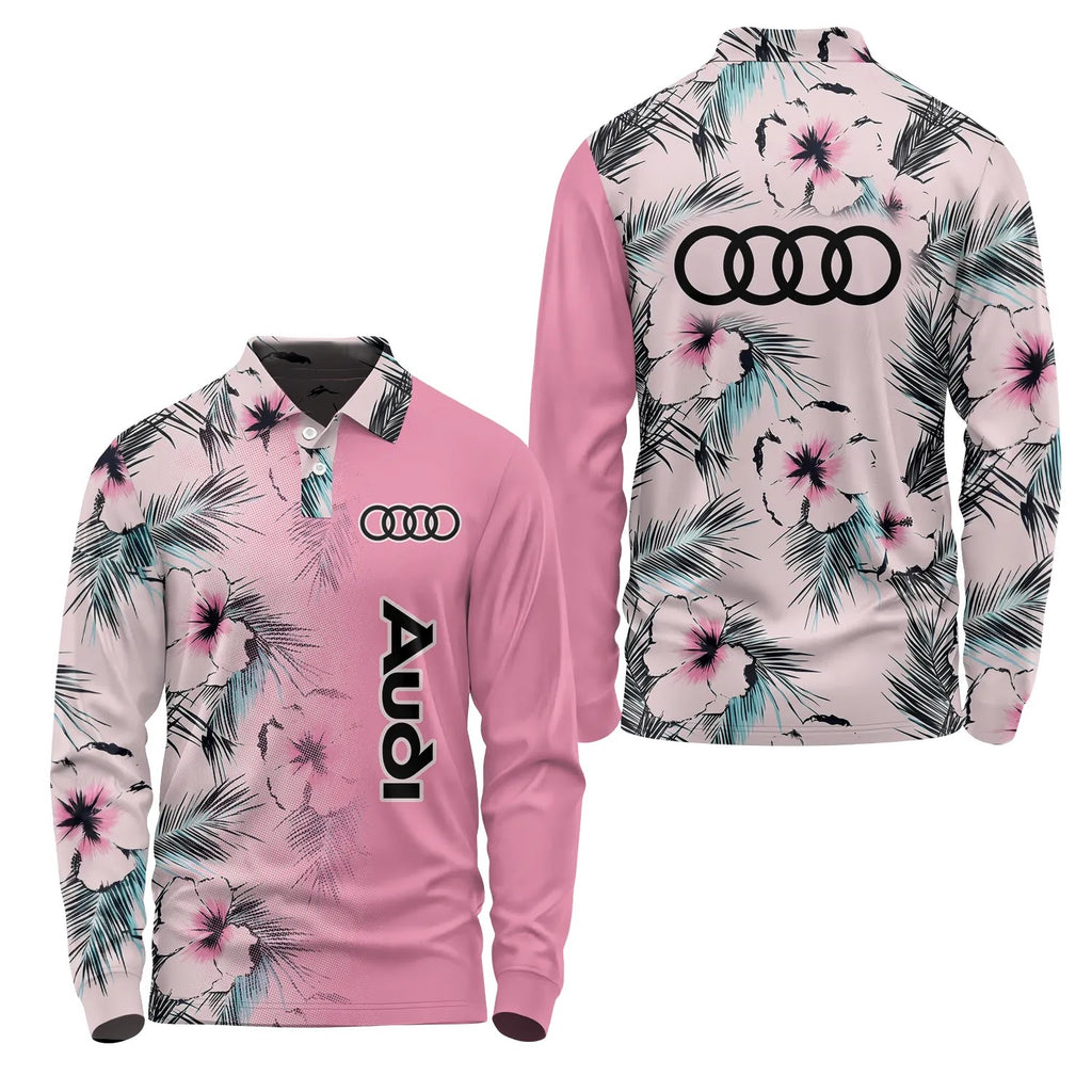 Audi Long Sleeve Polo SHW056