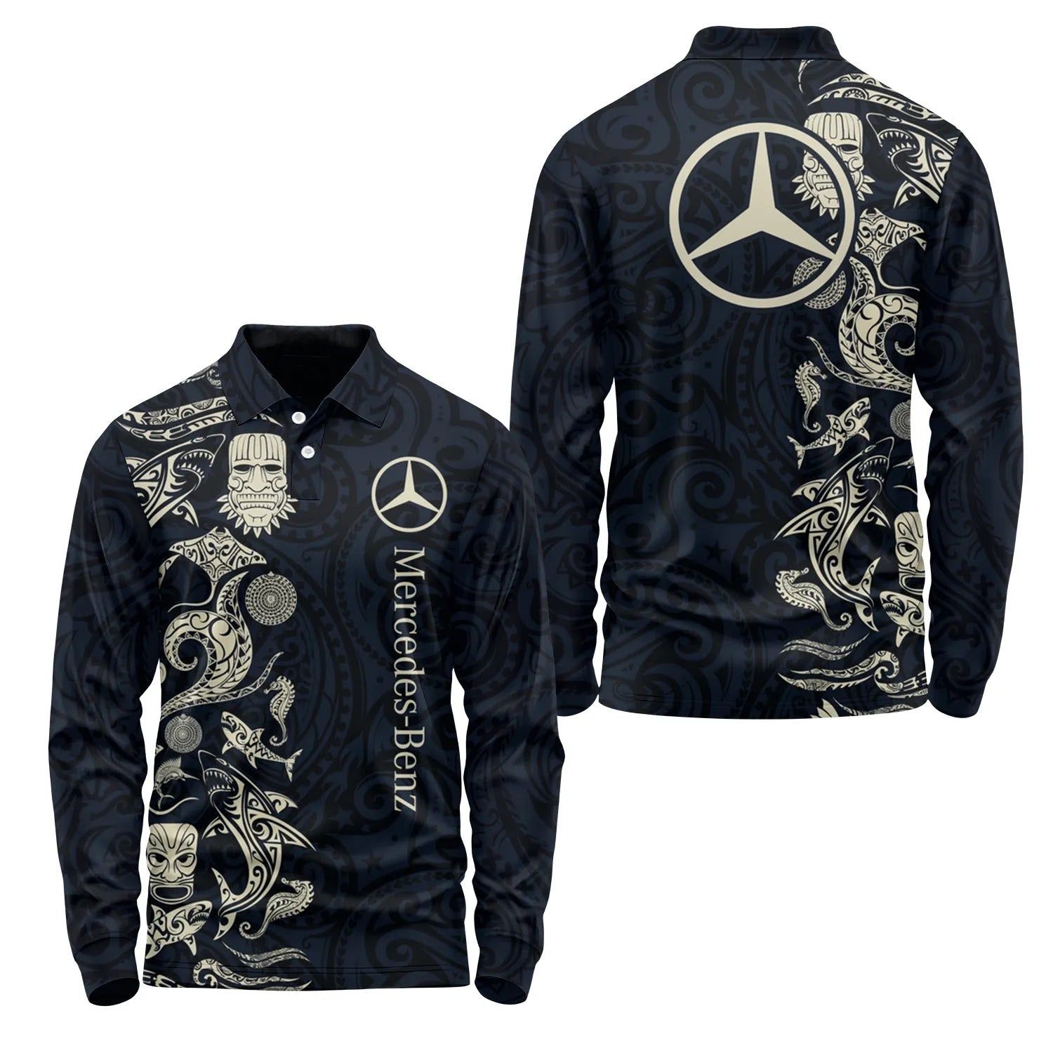 Mercedes-Benz Long Sleeve Polo SHW033