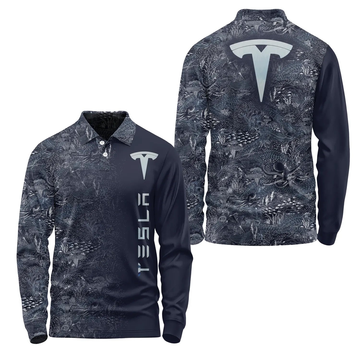 Tesla Long Sleeve Polo SHW006