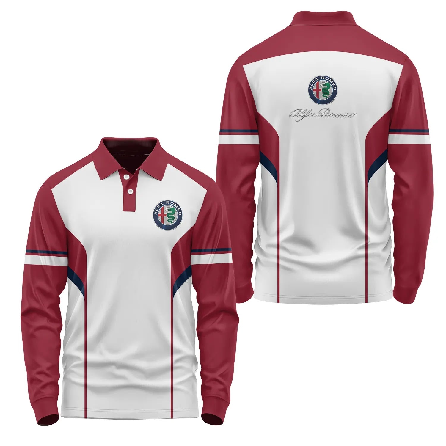 Alfa Romeo Long Sleeve Polo SC113