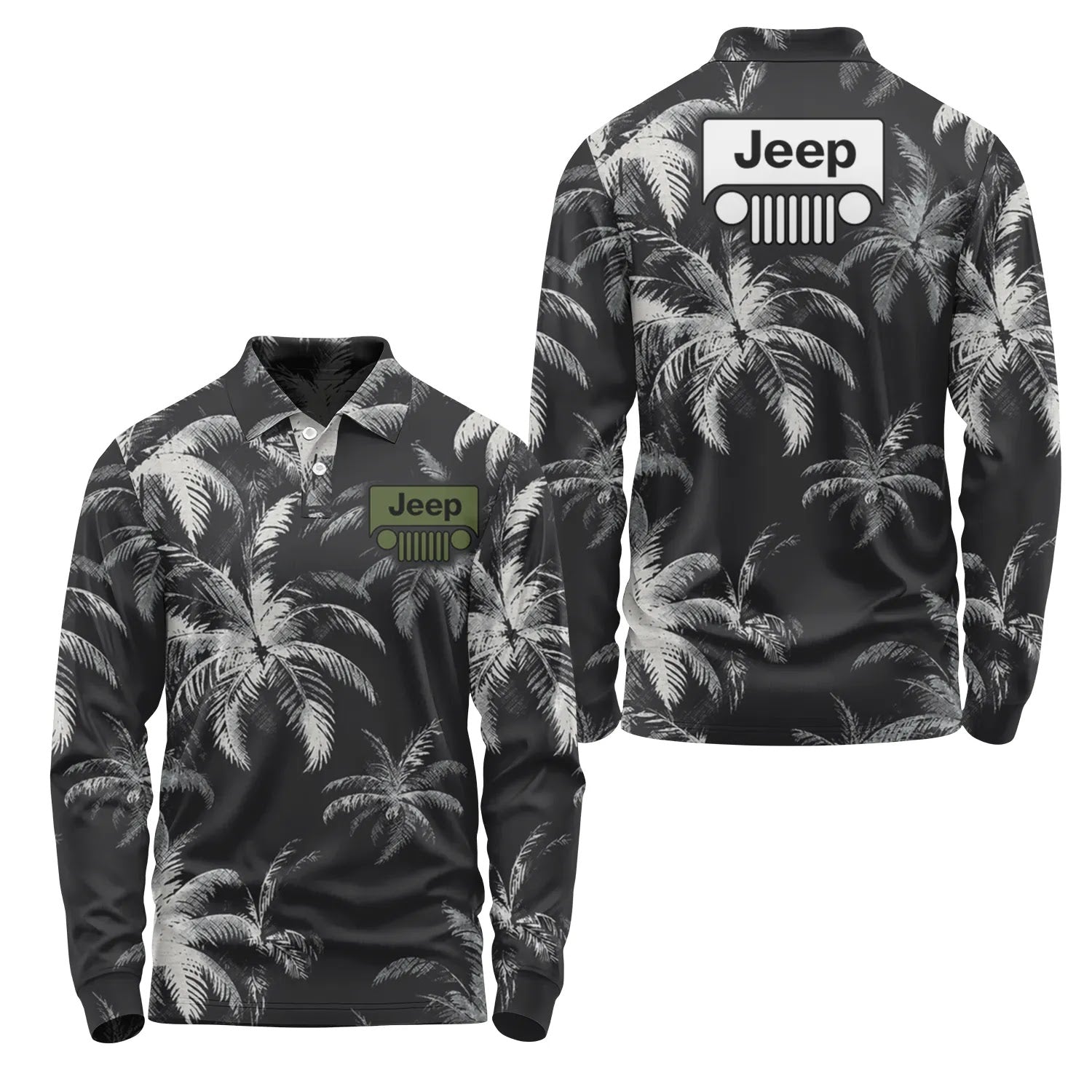 Jeep Long Sleeve Polo SC112