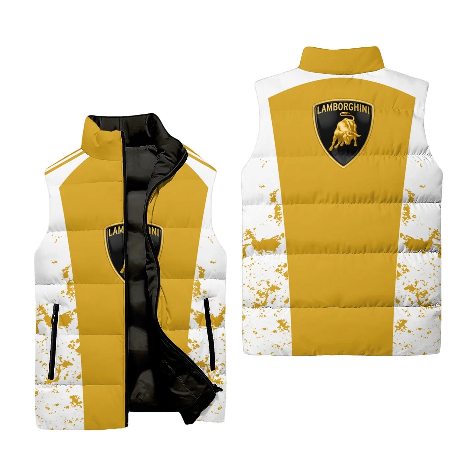 Lamborghini Sleeveless Puffer Jacket SC089